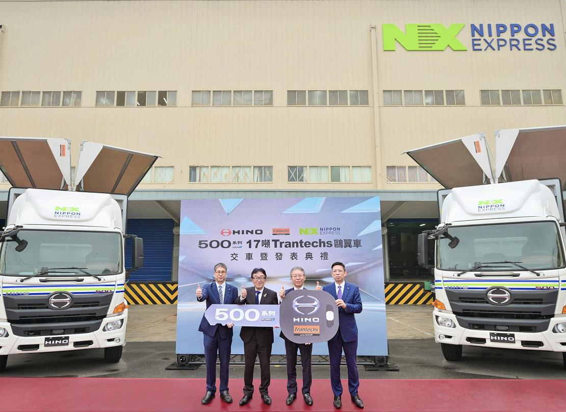 HINO 500系17噸鋁合金鷗翼大貨車全新上市！